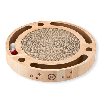 Interactive Track Ball Cat Scratcher