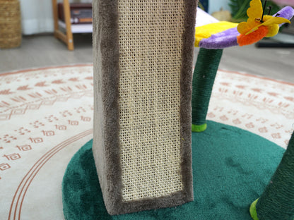 Catry Wonderland Cat Tree with Garden Inspired Condo and Perches