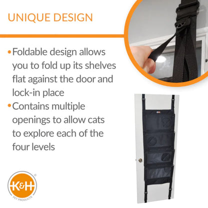 K&H Hangin' Cat Tree 4-Story Gray