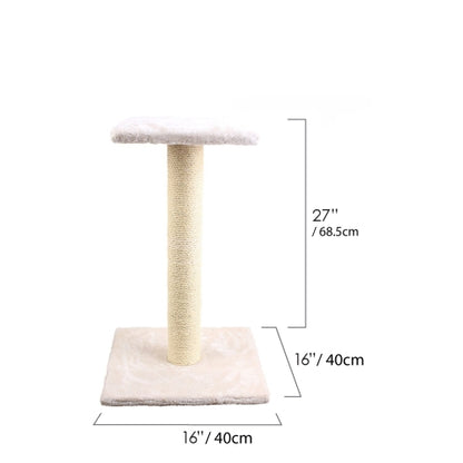 Cloe e Cluzo Single Tier Scratching Post