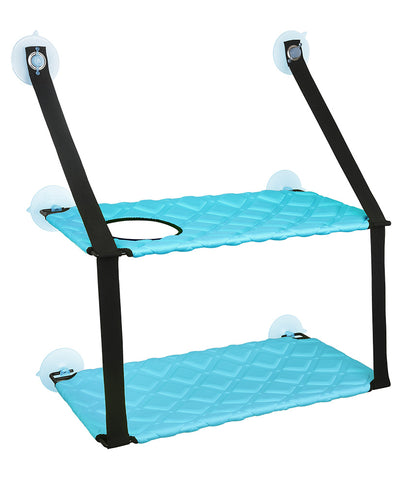 Pet Life 'Cat Laze'  Suction Cupped Dual-Leveled Kitty Cat Lounger