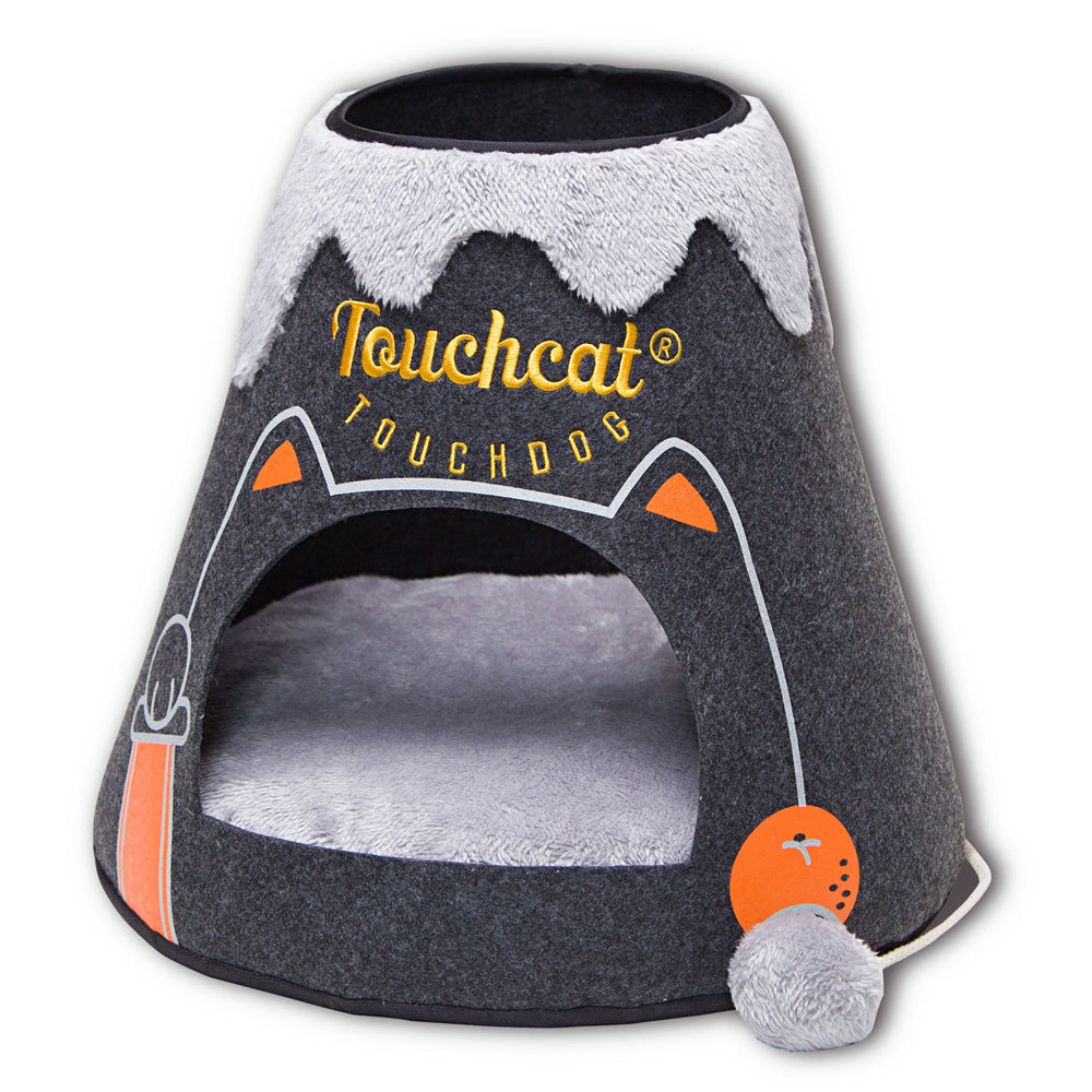 Designer Triangular Pet Bed House With Toy